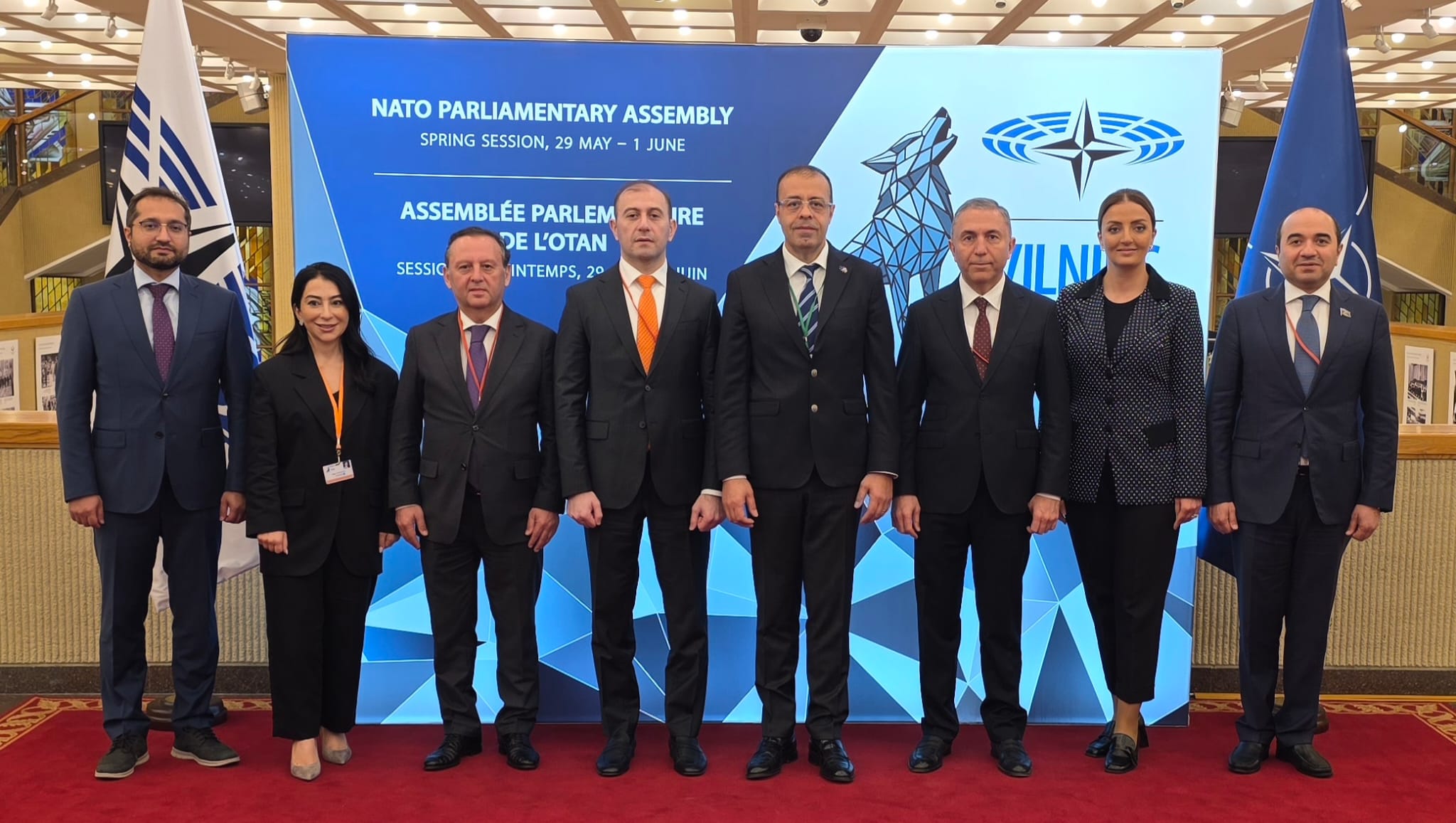 Azərbaycan nümayəndə heyəti NATO Parlament Assambleyasının növbəti yaz sessiyasında iştirak edir Xeber basligi